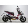 Scooter moped petrol gasoline engine sport style LED lights